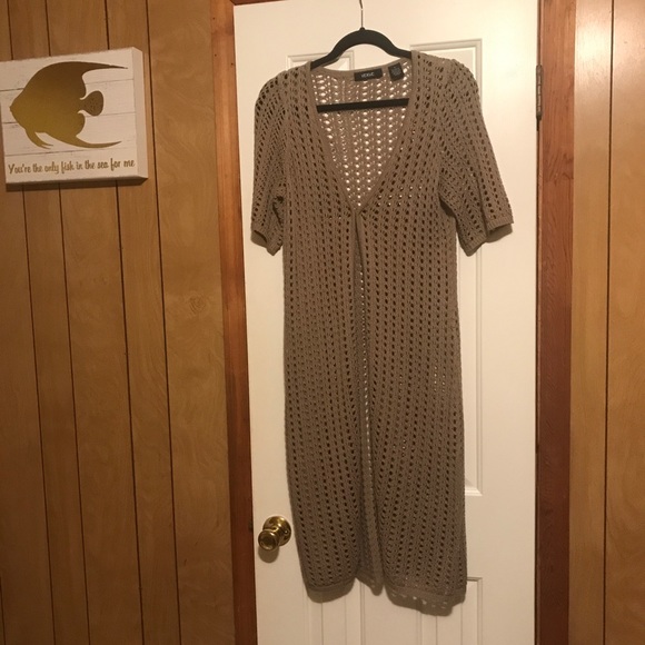 Verve Sweaters - Crochet duster